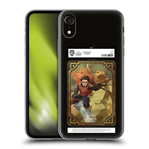 Harry Potter: Magic Awakened Characters Harry Potter Card Soft Gel Case for Apple iPhone XR