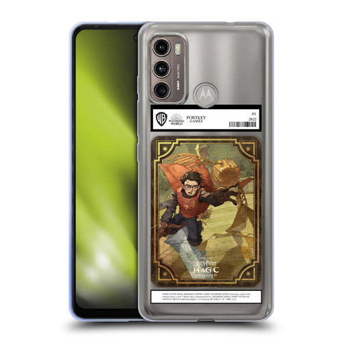 Harry Potter: Magic Awakened Characters Harry Potter Card Soft Gel Case for Motorola Moto G60 / Moto G40 Fusion