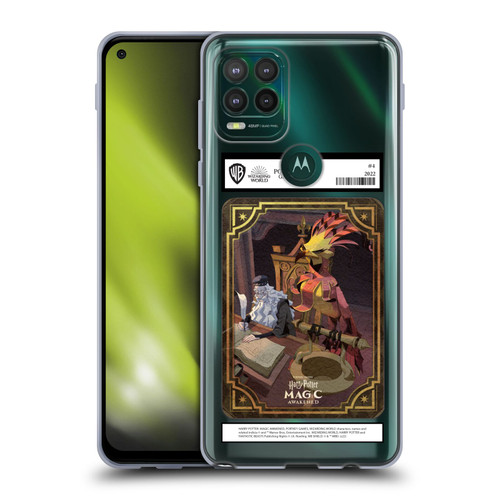 Harry Potter: Magic Awakened Characters Dumbledore Card Soft Gel Case for Motorola Moto G Stylus 5G 2021
