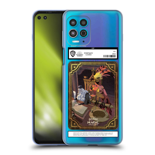 Harry Potter: Magic Awakened Characters Dumbledore Card Soft Gel Case for Motorola Moto G100