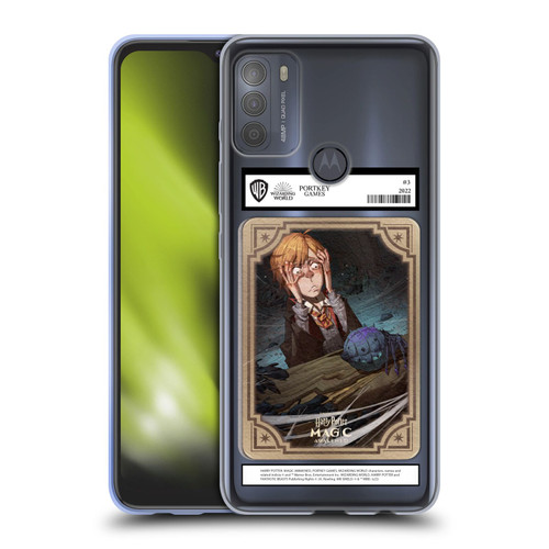 Harry Potter: Magic Awakened Characters Ronald Weasley Card Soft Gel Case for Motorola Moto G50