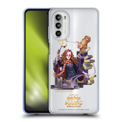 Harry Potter: Magic Awakened Characters Hermione Soft Gel Case for Motorola Moto G52