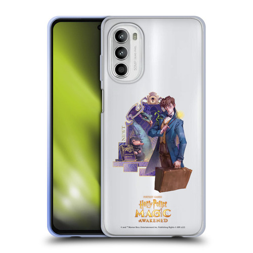 Harry Potter: Magic Awakened Characters Newt Soft Gel Case for Motorola Moto G52