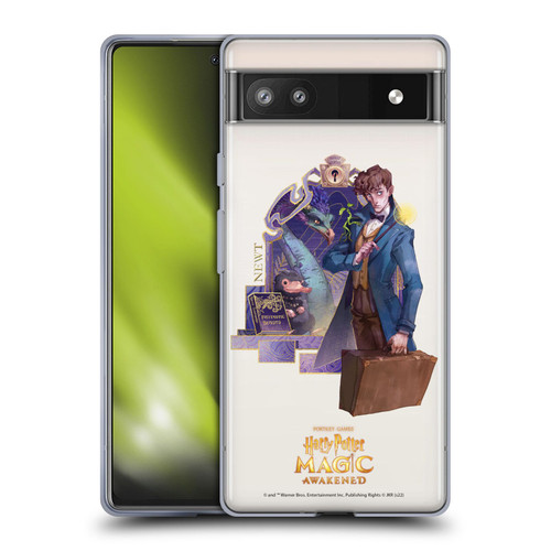 Harry Potter: Magic Awakened Characters Newt Soft Gel Case for Google Pixel 6a
