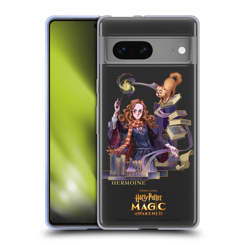 Harry Potter: Magic Awakened Characters Hermione Soft Gel Case for Google Pixel 7
