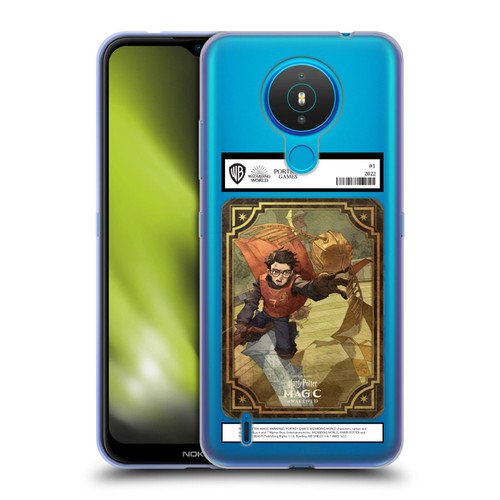 Harry Potter: Magic Awakened Characters Harry Potter Card Soft Gel Case for Nokia 1.4