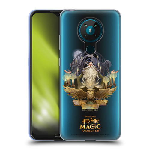 Harry Potter: Magic Awakened Characters Dumbledore Soft Gel Case for Nokia 5.3