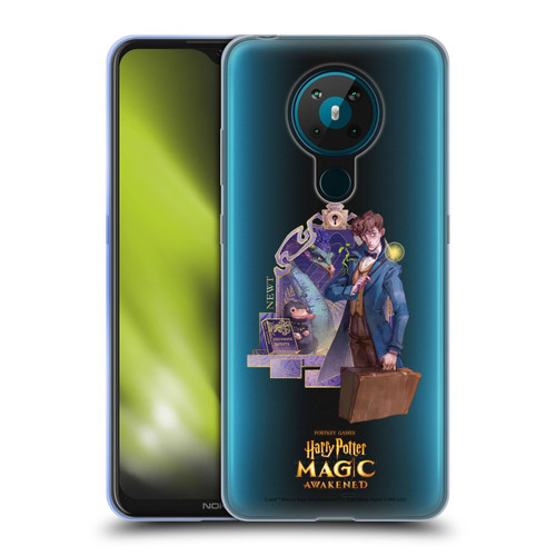 Harry Potter: Magic Awakened Characters Newt Soft Gel Case for Nokia 5.3