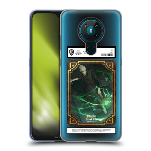 Harry Potter: Magic Awakened Characters Voldemort Card Soft Gel Case for Nokia 5.3