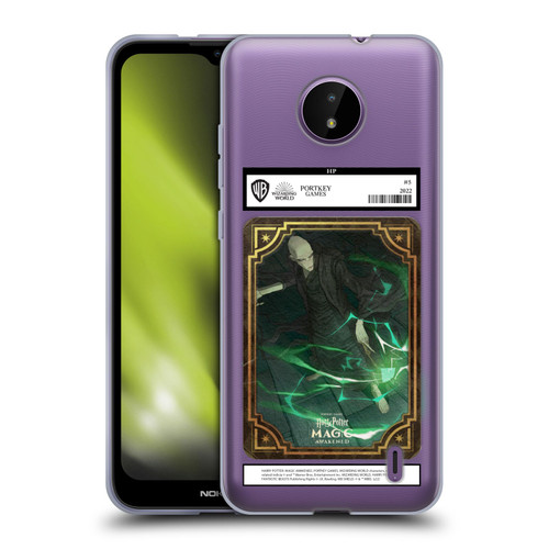 Harry Potter: Magic Awakened Characters Voldemort Card Soft Gel Case for Nokia C10 / C20