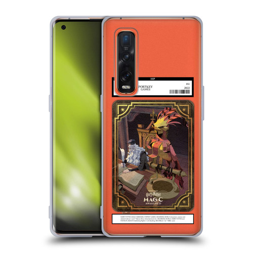 Harry Potter: Magic Awakened Characters Dumbledore Card Soft Gel Case for OPPO Find X2 Pro 5G
