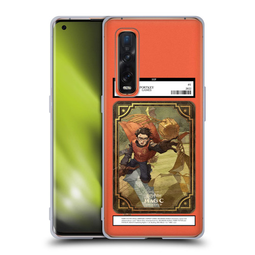 Harry Potter: Magic Awakened Characters Harry Potter Card Soft Gel Case for OPPO Find X2 Pro 5G