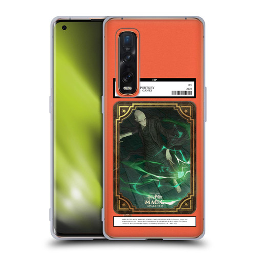Harry Potter: Magic Awakened Characters Voldemort Card Soft Gel Case for OPPO Find X2 Pro 5G