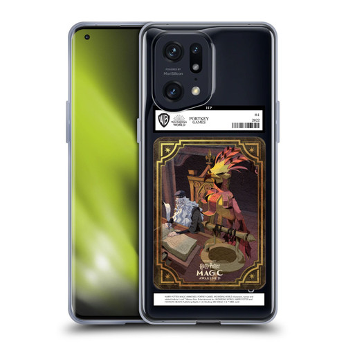 Harry Potter: Magic Awakened Characters Dumbledore Card Soft Gel Case for OPPO Find X5 Pro