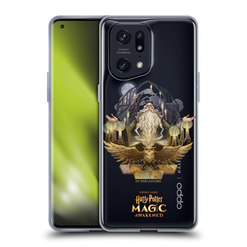 Harry Potter: Magic Awakened Characters Dumbledore Soft Gel Case for OPPO Find X5 Pro