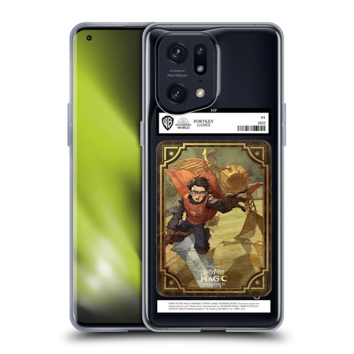 Harry Potter: Magic Awakened Characters Harry Potter Card Soft Gel Case for OPPO Find X5 Pro