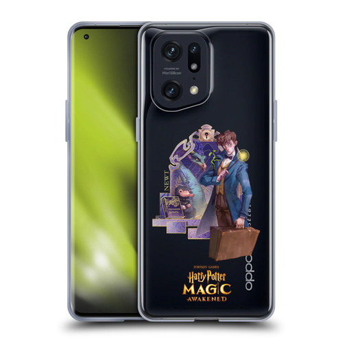Harry Potter: Magic Awakened Characters Newt Soft Gel Case for OPPO Find X5 Pro