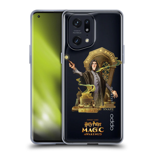 Harry Potter: Magic Awakened Characters Snape Soft Gel Case for OPPO Find X5 Pro