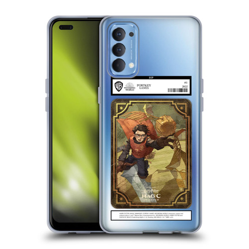 Harry Potter: Magic Awakened Characters Harry Potter Card Soft Gel Case for OPPO Reno 4 5G
