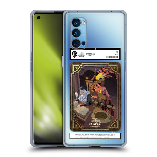 Harry Potter: Magic Awakened Characters Dumbledore Card Soft Gel Case for OPPO Reno 4 Pro 5G