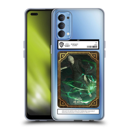 Harry Potter: Magic Awakened Characters Voldemort Card Soft Gel Case for OPPO Reno 4 5G