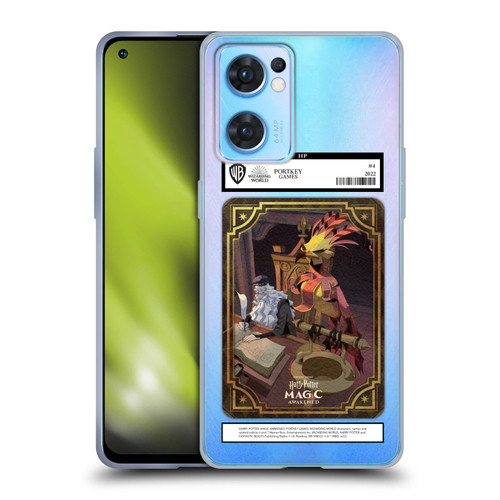 Harry Potter: Magic Awakened Characters Dumbledore Card Soft Gel Case for OPPO Reno7 5G / Find X5 Lite
