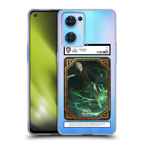 Harry Potter: Magic Awakened Characters Voldemort Card Soft Gel Case for OPPO Reno7 5G / Find X5 Lite