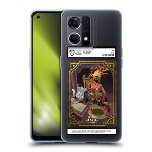 Harry Potter: Magic Awakened Characters Dumbledore Card Soft Gel Case for OPPO Reno8 4G