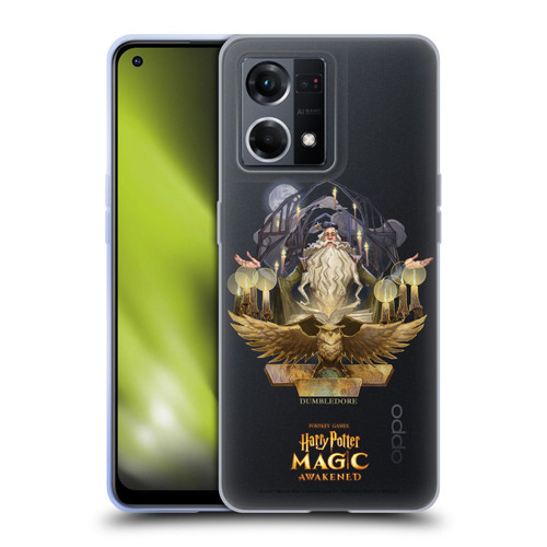 Harry Potter: Magic Awakened Characters Dumbledore Soft Gel Case for OPPO Reno8 4G
