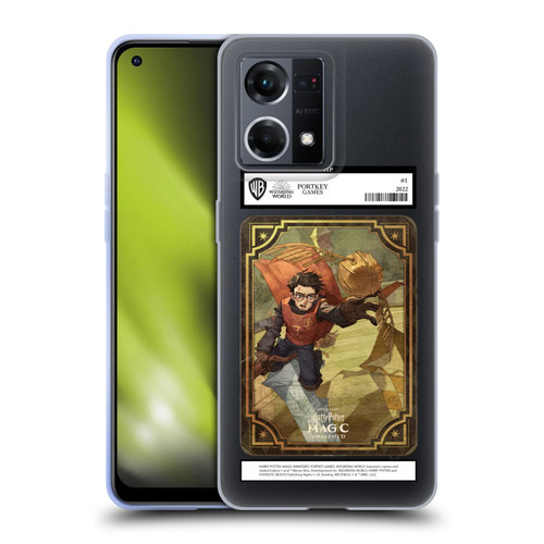 Harry Potter: Magic Awakened Characters Harry Potter Card Soft Gel Case for OPPO Reno8 4G