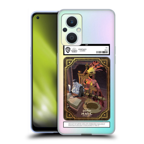 Harry Potter: Magic Awakened Characters Dumbledore Card Soft Gel Case for OPPO Reno8 Lite