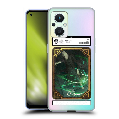 Harry Potter: Magic Awakened Characters Voldemort Card Soft Gel Case for OPPO Reno8 Lite