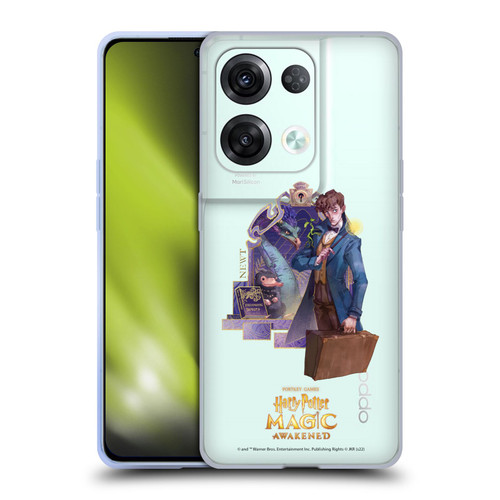Harry Potter: Magic Awakened Characters Newt Soft Gel Case for OPPO Reno8 Pro