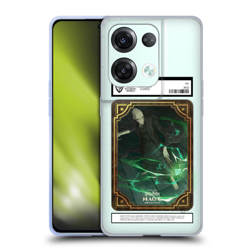 Harry Potter: Magic Awakened Characters Voldemort Card Soft Gel Case for OPPO Reno8 Pro