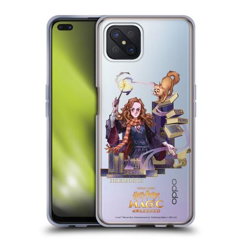 Harry Potter: Magic Awakened Characters Hermione Soft Gel Case for OPPO Reno4 Z 5G