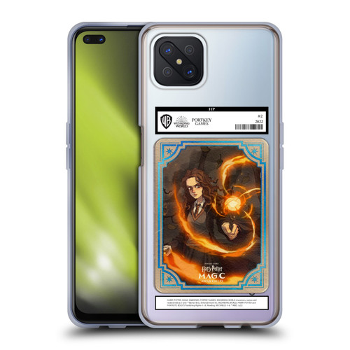 Harry Potter: Magic Awakened Characters Hermione Card Soft Gel Case for OPPO Reno4 Z 5G