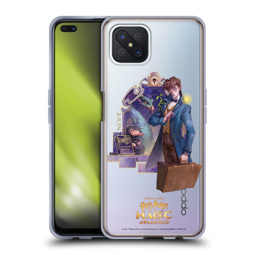 Harry Potter: Magic Awakened Characters Newt Soft Gel Case for OPPO Reno4 Z 5G