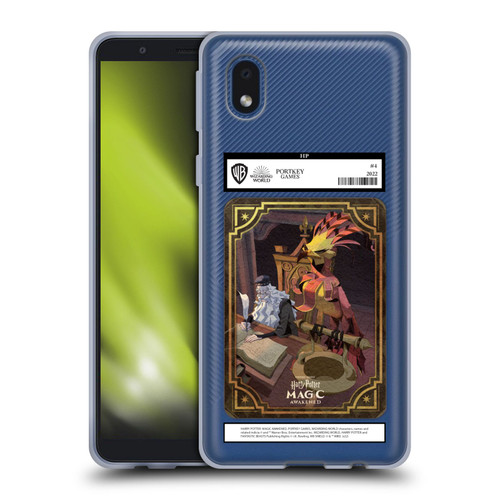 Harry Potter: Magic Awakened Characters Dumbledore Card Soft Gel Case for Samsung Galaxy A01 Core (2020)