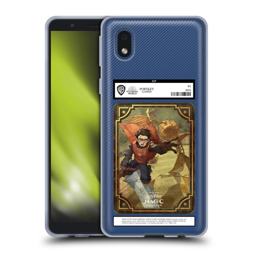 Harry Potter: Magic Awakened Characters Harry Potter Card Soft Gel Case for Samsung Galaxy A01 Core (2020)