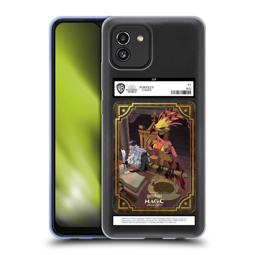 Harry Potter: Magic Awakened Characters Dumbledore Card Soft Gel Case for Samsung Galaxy A03 (2021)
