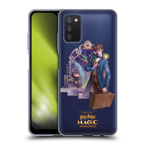 Harry Potter: Magic Awakened Characters Newt Soft Gel Case for Samsung Galaxy A03s (2021)