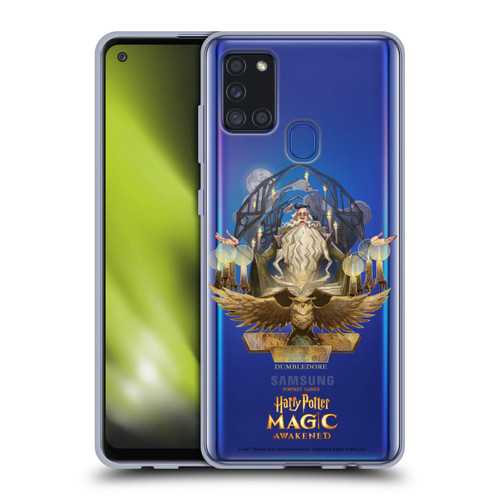 Harry Potter: Magic Awakened Characters Dumbledore Soft Gel Case for Samsung Galaxy A21s (2020)