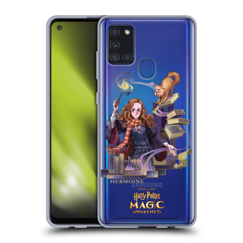 Harry Potter: Magic Awakened Characters Hermione Soft Gel Case for Samsung Galaxy A21s (2020)