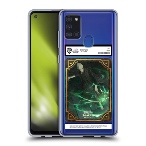 Harry Potter: Magic Awakened Characters Voldemort Card Soft Gel Case for Samsung Galaxy A21s (2020)