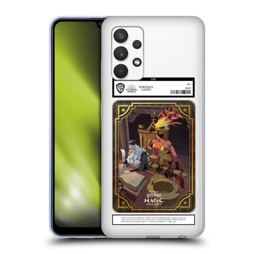 Harry Potter: Magic Awakened Characters Dumbledore Card Soft Gel Case for Samsung Galaxy A32 (2021)