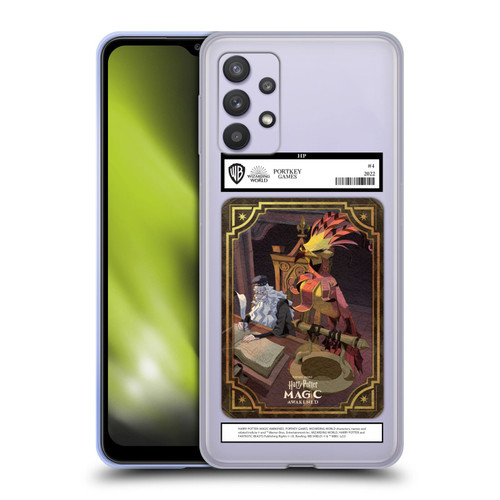 Harry Potter: Magic Awakened Characters Dumbledore Card Soft Gel Case for Samsung Galaxy A32 5G / M32 5G (2021)