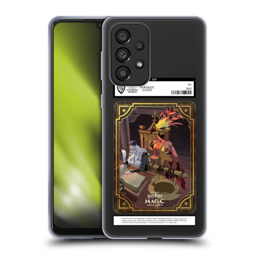 Harry Potter: Magic Awakened Characters Dumbledore Card Soft Gel Case for Samsung Galaxy A33 5G (2022)