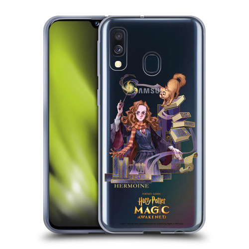 Harry Potter: Magic Awakened Characters Hermione Soft Gel Case for Samsung Galaxy A40 (2019)