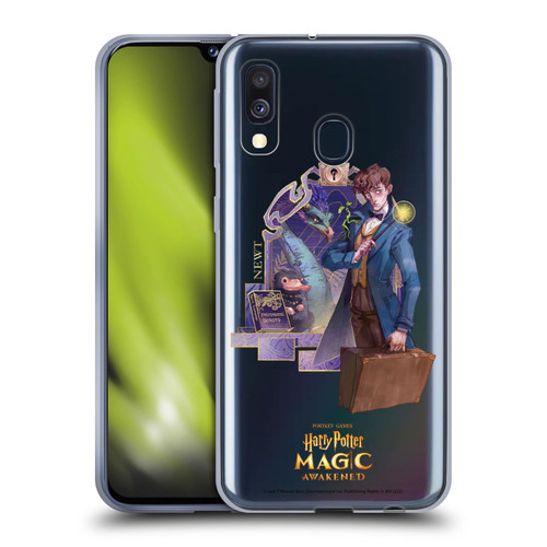 Harry Potter: Magic Awakened Characters Newt Soft Gel Case for Samsung Galaxy A40 (2019)