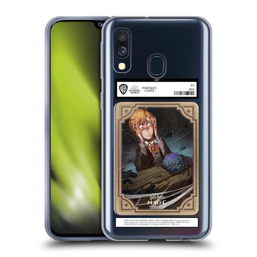 Harry Potter: Magic Awakened Characters Ronald Weasley Card Soft Gel Case for Samsung Galaxy A40 (2019)